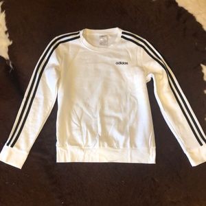 Adidas sweatshirt white size small NWOT